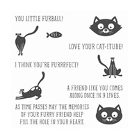 You Little Furball Clear-Mount Stamp Set