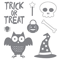 Howl-O-Ween Treat Clear-Mount Stamp Set