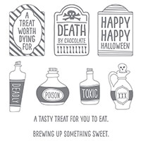 Sweet Hauntings Clear-Mount Stamp Set