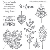Lighthearted Leaves Photopolymer Stamp Set