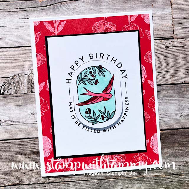 Stampin’ Up! Filled with Happiness – 5 Min Card!