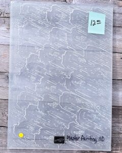 Plaster Painting 3D Embossing Folder