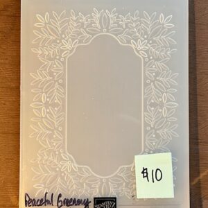 Peaceful Greenery 3D Embossing Folder