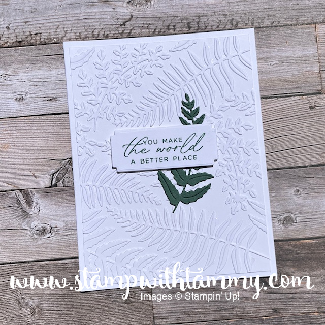 Textured Background with Fern & Flora