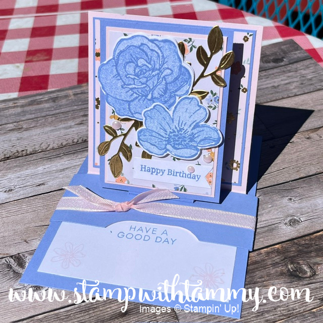 Boutique Blossom Sliding Pop Up Card