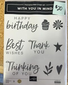 With You In Mind Stamp Set