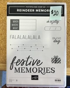 Reindeer Memories Stamp Set