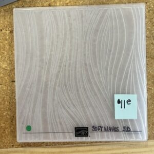 Soft Waves 3D Embossing Folder