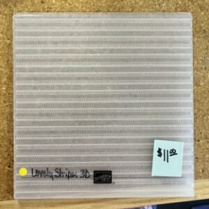 Lovely Stripes 3D Embossing Folder