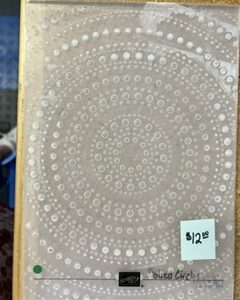 Dotted Circles 3D Embossing Folder