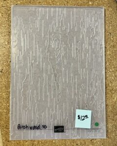 Birchwood 3D Embossing Folder