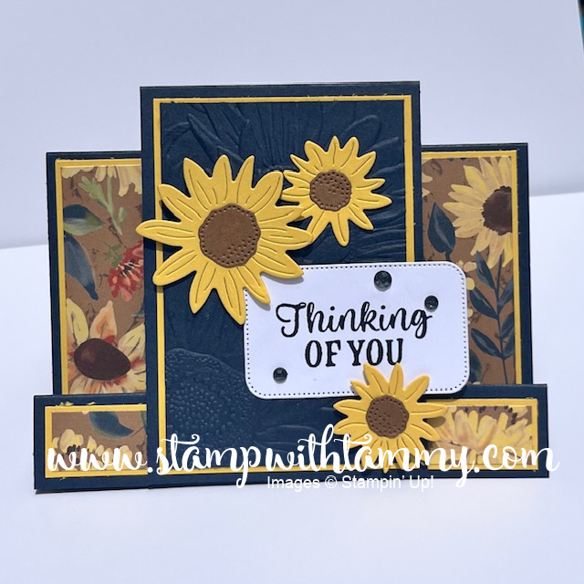 Radiant Sunflowers Fun Fold!!