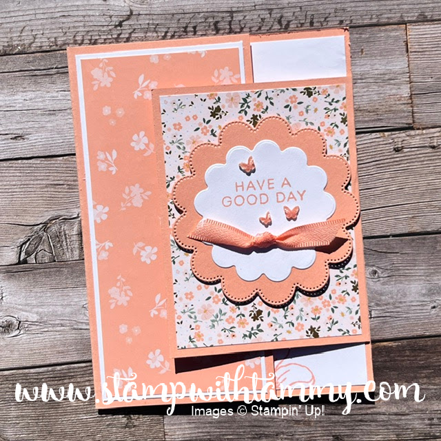 Scalloped Blooms Bundle Fun Fold!